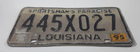 1995 Louisiana Sportsman's Paradise Vehicle License Plate Tag 445X027