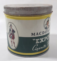 Vintage Macdonald's Export Finest Virginia Cigarette Tobacco 8 oz Metal Tin Can