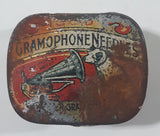 Antique His Master's Voice Gramophone Needles with Nipper The Dog Small Tin Metal Container