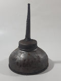 Antique 1920s 5" Tall Metal Handy Oiler Oil Can