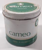 Vintage Cameo Menthol Cigarette Tobacco Tin Metal Can