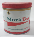 Vintage Mark Ten Full Flavour Virginia Fine Cut Cigarette Tobacco Tin Metal Can