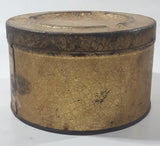 Antique Rock City Tobacco Ottoman Fin Cut Tobacco Tin with Ash Tray Lid