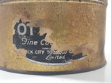 Antique Rock City Tobacco Ottoman Fin Cut Tobacco Tin with Ash Tray Lid