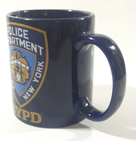 2008 NYPD City of New York Police Department Dark Blue Ceramic Coffee Mug Cup