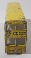 Vintage Dinky Toys Atlantean Bus Yellow Pages Double Decker Bus Die Cast Toy Car Vehicle