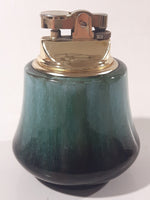 Vintage BMP Canada Blue Mountain Pottery Blue Green Drip Glaze Table Lighter Made in Japan