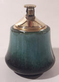 Vintage BMP Canada Blue Mountain Pottery Blue Green Drip Glaze Table Lighter Made in Japan