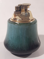 Vintage BMP Canada Blue Mountain Pottery Blue Green Drip Glaze Table Lighter Made in Japan