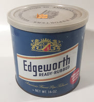 Vintage Edgeworth Ready Rubbed America's Finest Pipe Tobacco Tin Metal Can with Plastic Lid