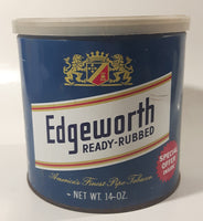 Vintage Edgeworth Ready Rubbed America's Finest Pipe Tobacco Tin Metal Can with Plastic Lid