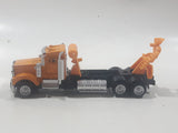 Peterbilt Cement Truck Yellow Die Cast Toy Car Vehicle Missing Barrel