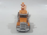 Peterbilt Cement Truck Yellow Die Cast Toy Car Vehicle Missing Barrel