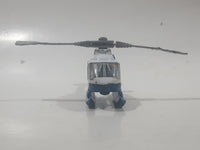 1999 Matchbox Wilderness Adventure Rescue Chopper Alpine Rescue White Die Cast Toy Aircraft Vehicle