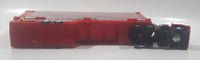 2012 Disney Pixar Cars Mack Red Semi Truck Hauler 16 Miniature Cars Plastic Storage Case