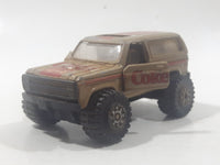 1988 Hartoy Coca Cola Coke Soda Pop Chevrolet Blazer Brown White Red Die Cast Toy Car Vehicle with Opening Doors