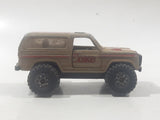 1988 Hartoy Coca Cola Coke Soda Pop Chevrolet Blazer Brown White Red Die Cast Toy Car Vehicle with Opening Doors