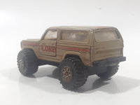 1988 Hartoy Coca Cola Coke Soda Pop Chevrolet Blazer Brown White Red Die Cast Toy Car Vehicle with Opening Doors