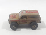 1988 Hartoy Coca Cola Coke Soda Pop Chevrolet Blazer Brown White Red Die Cast Toy Car Vehicle with Opening Doors