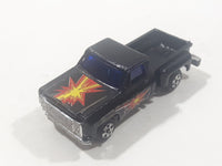 Vintage Soma Super Wheels 1973-80 Chevy Stepside Pickup Truck Black Die Cast Toy Car Vehicle