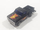 Vintage Soma Super Wheels 1973-80 Chevy Stepside Pickup Truck Black Die Cast Toy Car Vehicle