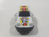 Yatming Porsche 911 Turbo JOY Pullback White Die Cast Toy Car Vehicle Not Working