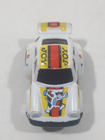 Yatming Porsche 911 Turbo JOY Pullback White Die Cast Toy Car Vehicle Not Working