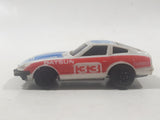 Vintage 1980 Kidco Burnin' Key Cars Datsun 280ZX Turbo #33 White Plastic Body Toy Car Vehicle