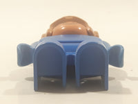 Lego Duplo Blue with Gold Pilot Aviator Cap 2 1/2" Tall Toy Figure 4555