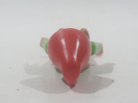 2005 Geobra Playmobil Santa's Workshop Advent Calendar Elf in Green and Red 2 3/8" Tall Toy Figure