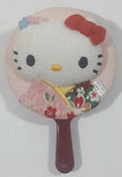 2006 Sanrio Hello Kitty Pocket Mirror in 3D Embroidered Cover