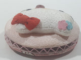 2006 Sanrio Hello Kitty Pocket Mirror in 3D Embroidered Cover