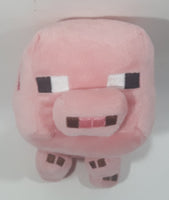 2014 Mojang Minecraft Pink Pig 6" Stuffed Toy Character Plush