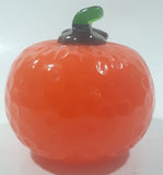 Vintage Art Glass Fruit Orange 3" Tall Ornament