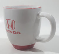 Honda White and Red Ceramic Coffee Mug Cup