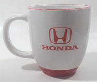 Honda White and Red Ceramic Coffee Mug Cup