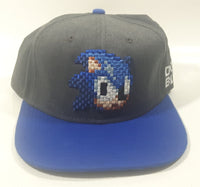 Sega Sonic The Hedgehog Don't Blink Grey and Blue Adjustable Baseball Cap Hat