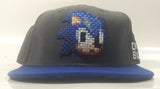 Sega Sonic The Hedgehog Don't Blink Grey and Blue Adjustable Baseball Cap Hat