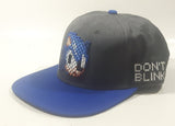 Sega Sonic The Hedgehog Don't Blink Grey and Blue Adjustable Baseball Cap Hat