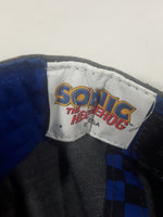 Sega Sonic The Hedgehog Don't Blink Grey and Blue Adjustable Baseball Cap Hat