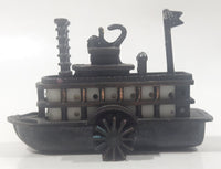 Vintage River Boat Paddle Steam Boat Miniature Metal Pencil Sharpener Doll House Furniture