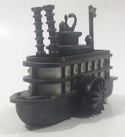 Vintage River Boat Paddle Steam Boat Miniature Metal Pencil Sharpener Doll House Furniture