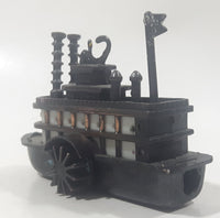 Vintage River Boat Paddle Steam Boat Miniature Metal Pencil Sharpener Doll House Furniture