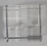 Air Canada Chinese New Year Rooster Clear Glass Cube Shaped Paper Weight