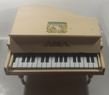 Rare Vintage 18 Key Baby Grand Piano 14 3/4" Wood Playable Toy