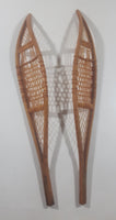 Vintage Wilf Taylor Whitehorse Yukon Hand Crafted Miniature Small 17" Long Snow Shoes Pair