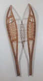 Vintage Wilf Taylor Whitehorse Yukon Hand Crafted Miniature Small 17" Long Snow Shoes Pair