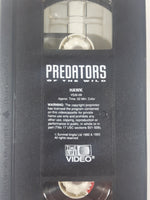 1993 Time Warner Presents Predators Of The Wild Hawk Movie VHS Video Cassette Tape with Case
