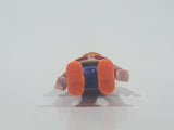 1992 Geobra Playmobil Small Blonde Boy Child Blue Pants Beige Shirt with Red Vest 2 1/8" Tall Toy Figure