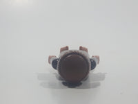 Geobra Playmobil Brown Hair Brown Robe 2 3/4" Tall Toy Figure